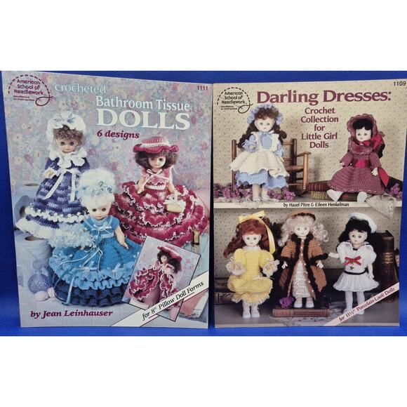 Annies Attic 12-15" Doll Crochet Designs Design Booklets Lot of 10 - Picture 8 of 12